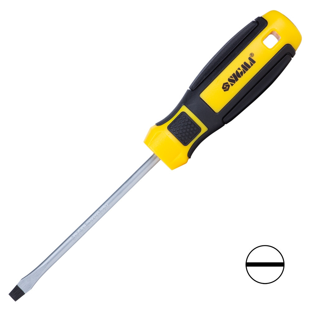 Викрутка шліцьова SL 5.0×100 мм CrV Mega Sigma (4009211), фото 1