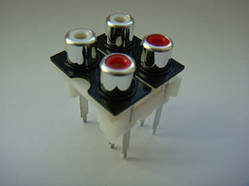 Роз'єм RCA (тюльпани) 4p для пультів Behringer