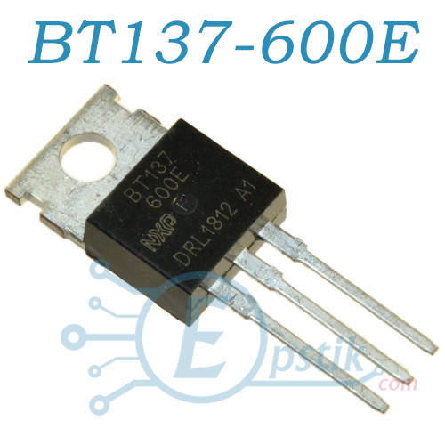 BT137-600E симістор 8А 600В TO220