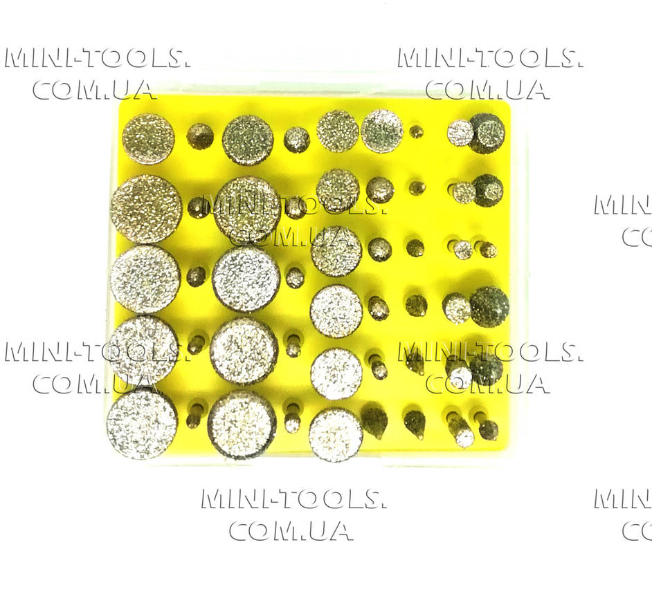 Набір алмазних борів 50 шт. "велика фракція" YDS Tools, фото 3