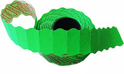 Етикет-стрічка Printex 26х12 зелена фігурна