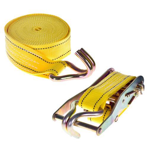 Ремінь стяжний 5Т. ST-212D - 8 YL 50мм х 8м (мех./трос) (ST 212D-8 YL), фото 1