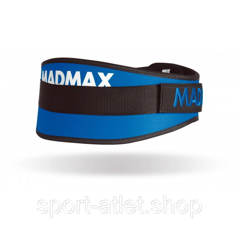 Пояс для важкої атлетики MAD MAX MFB 421, Blue M