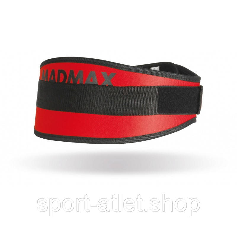 Пояс для важкої атлетики MAD MAX MFB 421, Red XS
