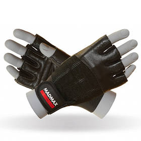 Рукавички для фітнесу MAD MAX Classic MFG 248, Black - M