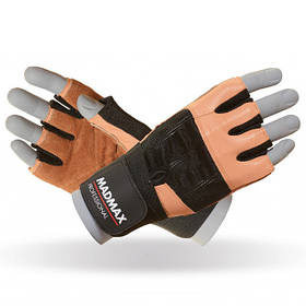 Рукавички для фітнесу MAD MAX Professional MFG 269, Brown - M