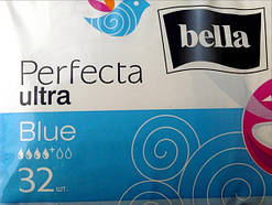 Bella Perfecta Ultra Blue (32 шт.) прокладки гігієнічні чотири пачки в одній