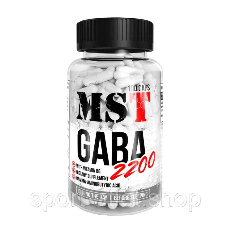 Амінокислота MST GABA 2200, 100 капсул