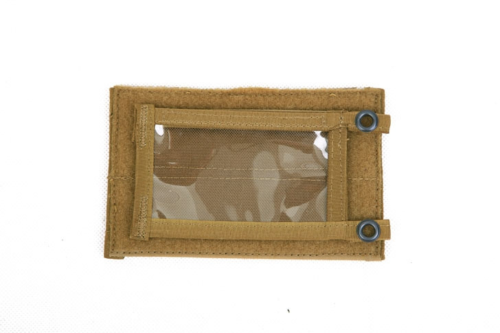 Подсумок для идентификатора бейджа молле велкро Pantac Molle Id Wallet PH-C004, Cordura Хакі (Khaki), фото 1