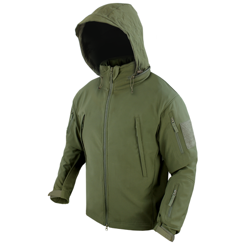 Тактична софтшел куртка із флісом утеплена Condor SUMMIT Soft Shell Jacket 602 Large, Олива (Olive), фото 1