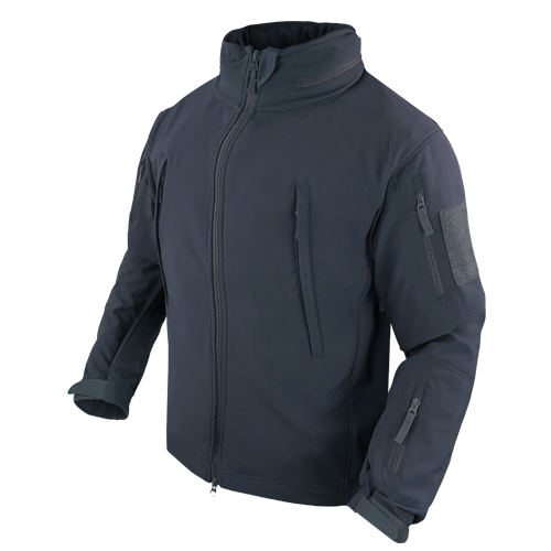 Тактичний софтшел із флісом утеплений Condor SUMMIT Soft Shell Jacket 602 X-Small, Синій (Navy)