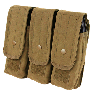Підсумок для магазинів карабіну потрійний молле Condor Triple AR/AK Mag Pouch MA33 Coyote Brown