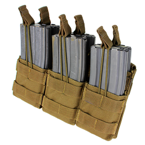 Підсумок потрійний для AR магазинів карабіну молле Condor Triple Stacker M4 Mag Pouch MA44 Coyote Brown