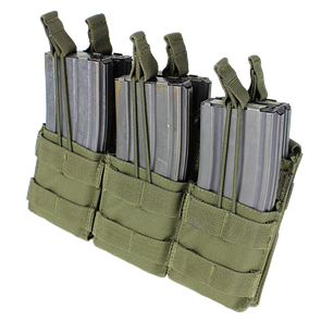Підсумок потрійний для AR магазинів карабіну молле Condor Triple Stacker M4 Mag Pouch MA44 Олива (Olive)