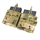 Підсумок для магазинів гвинтівки подвійний молле Condor Double AR10/M-14 Open Top Mag Pouch MA24 Олива (Olive), фото 4