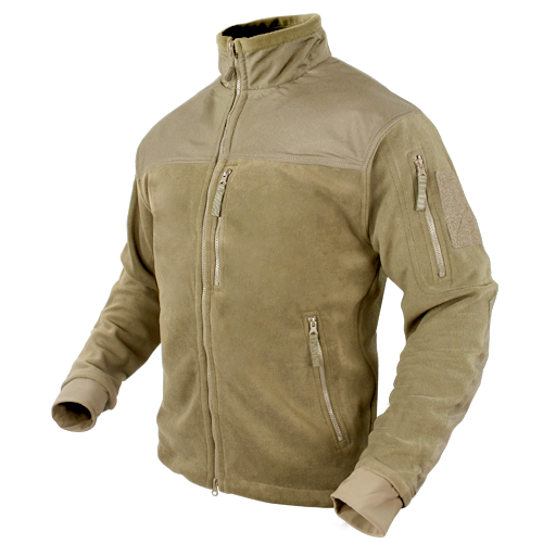 Тактична флісова куртка Condor ALPHA Mirco Fleece Jacket 601 XXX-Large, Coyote Brown