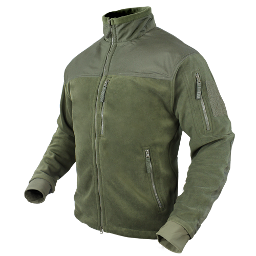 Тактична флісова куртка Condor ALPHA Mirco Fleece Jacket 601 Medium, Олива (Olive)