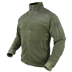 Тактична флісова куртка Condor ALPHA Mirco Fleece Jacket 601 Medium, Олива (Olive)