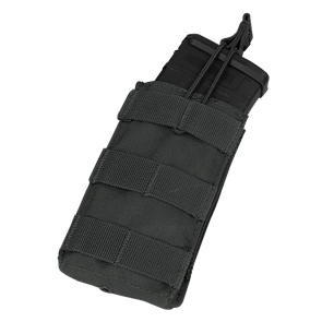 Підсумок для магазину карабіну молле Condor Single M4/M16 Open Top Mag Pouch MA18 Чорний