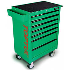 Інструментальна візок з набором інструментів TOPTULPRO 7 секцій 227 од. GCAJ0001