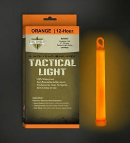 Хімічне світло лайтстік Tac Shield Tactical Light Sticks 0308 Помаранчевий (оранжевий)