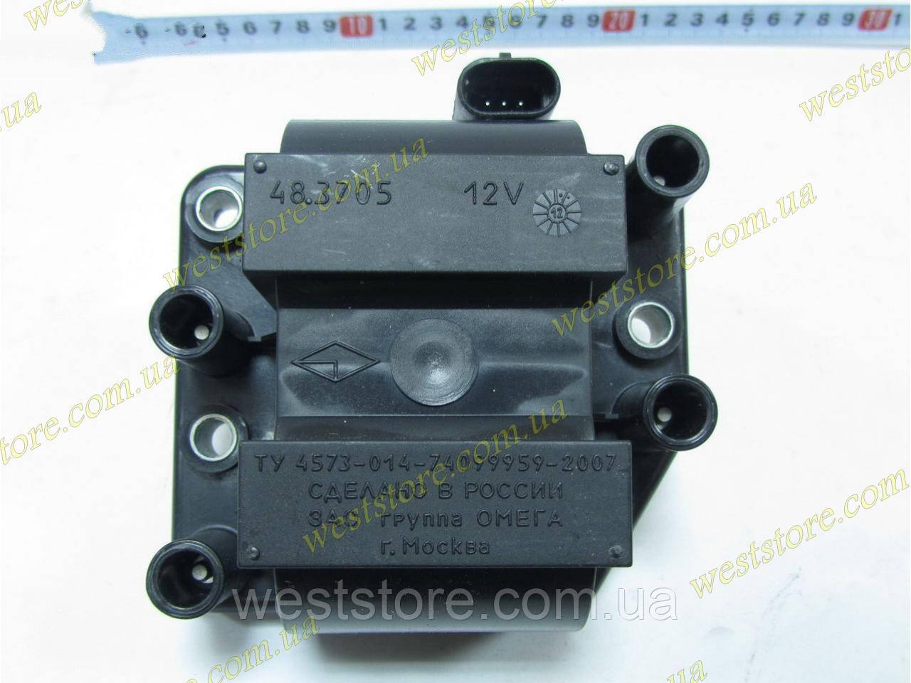 Котушка запалювання (модуль) Заз Таврія Славута 1102,1103, Lanos,Ланос 1.4,Сенс Sens, 48.3705 Москва, фото 1