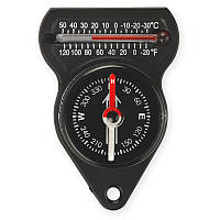 Компас с термометром NDUR Mini Compass with Thermometer 51560 Чорний