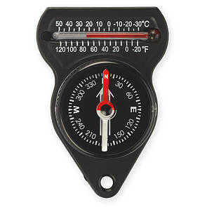 Компас із термометром NDUR Mini Compass with Thermometer 51560 Чорний