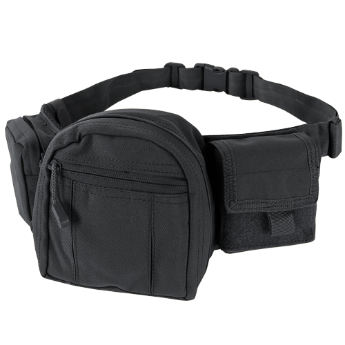 Тактична поясна сумка Condor Fanny Pack 143 Чорний, фото 1