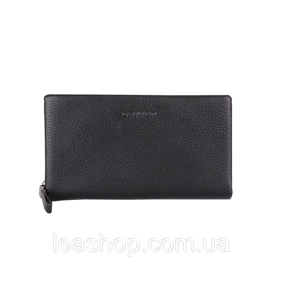 Барсетка зі штучної шкіри de esse DR19602-1 Чорна, фото 1