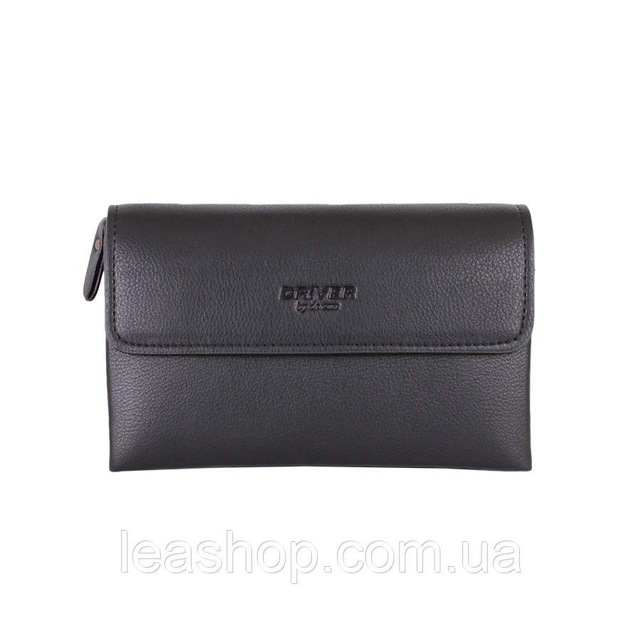 Барсетка зі штучної шкіри de esse DR19842-1064 Чорна