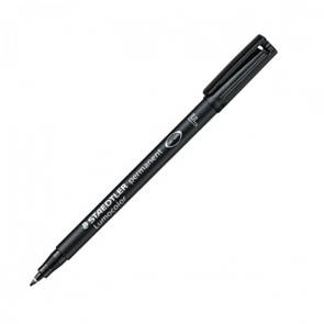 Перманентна ручка Staedtler Lumocolor permanent universal pen F (0.6mm) 318 Чорний