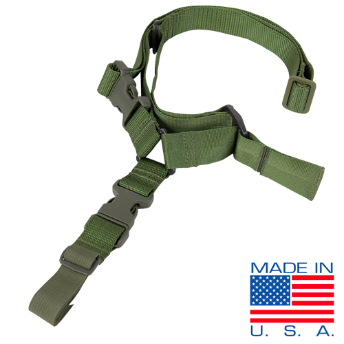 Ремінь стрілецький одноточковий Condor Quick One Point Sling US1008 Олива (Olive), фото 1