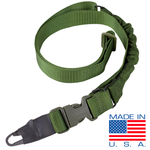 Ремінь стрілецький одноточковий Condor VIPER Single Bungee One Point Sling US1021 Олива (Olive), фото 1