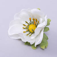 Головка анемону світло-біла Квіти штучні