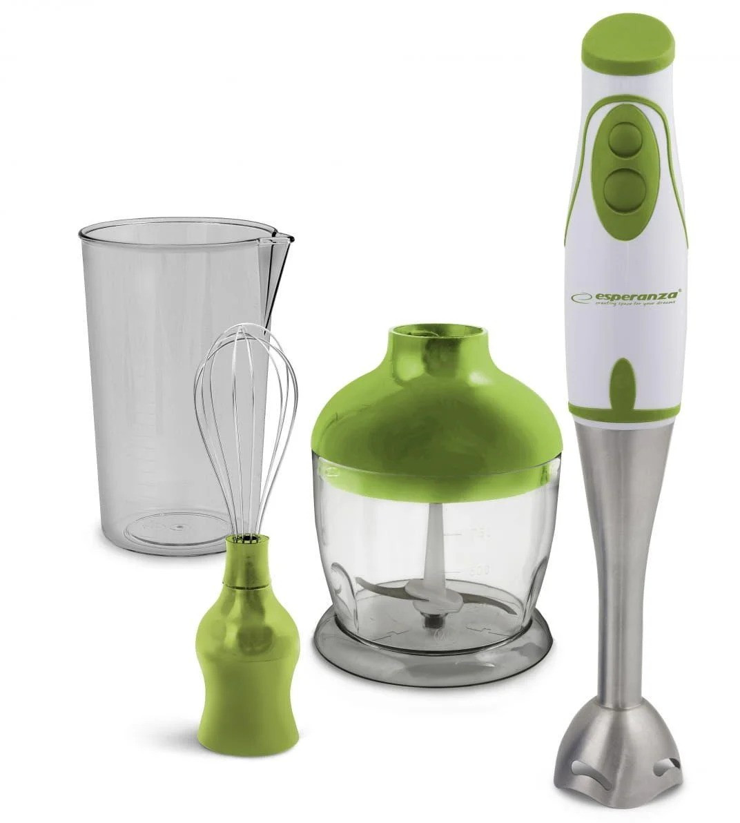 Блендер, міксер, чопер 3 в 1 Esperanza EKM003G Pesto, зелений