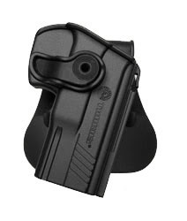 Тактична полімерна кобура для Taurus PT800 IMI-Z1360 Чорний, фото 1