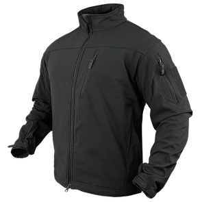 Тактичний софтшел без капюшону Condor PHANTOM Soft Shell Jacket 606 Medium, Чорний