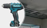 Акумуляторний шурупокрут Makita DF 333 DWYE, фото 8