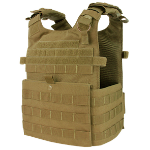 Плитоноска тактична молле чохол Condor Gunner Lightweight Plate Carrier 201039 Coyote Brown