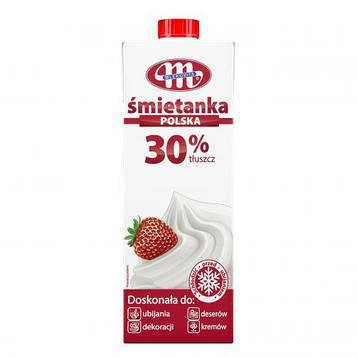 Сливки Smietanka Mlekovita Polska 30%