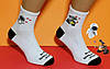 Шкарпетки білі з принтом "Воллі и Ева", фото 2