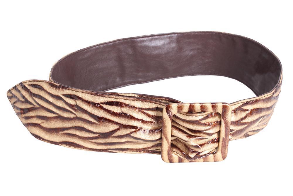 Ремень женский Dori коричневый шириной 7см, фото 1