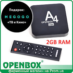 IPTV Android медіаплеєр Openbox A4 Lite (Megogo.net 1 міс)