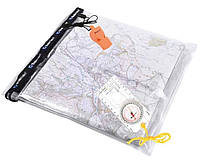 Набор гермочехол для карты и компас Trekmates Dry Map Case, Compass and Whistle Set