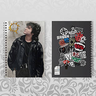 Блокнот А6 Віктор Цою на пружині 005