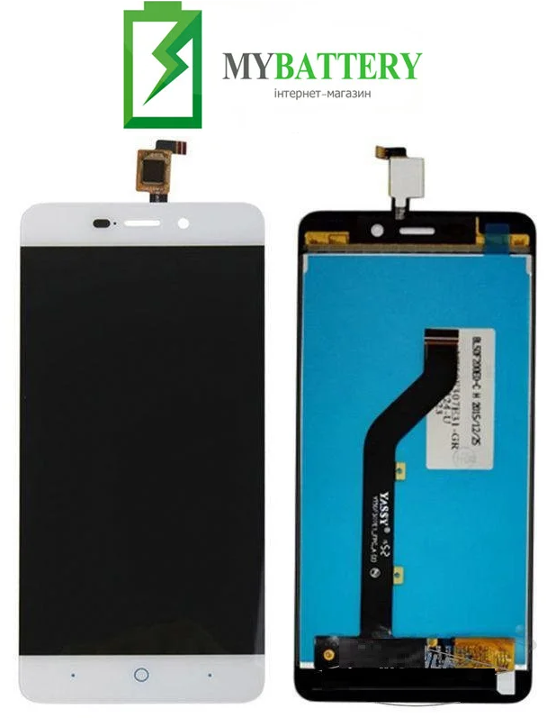 Дисплей (LCD) ZTE A452 Blade X3 із сенсором білий