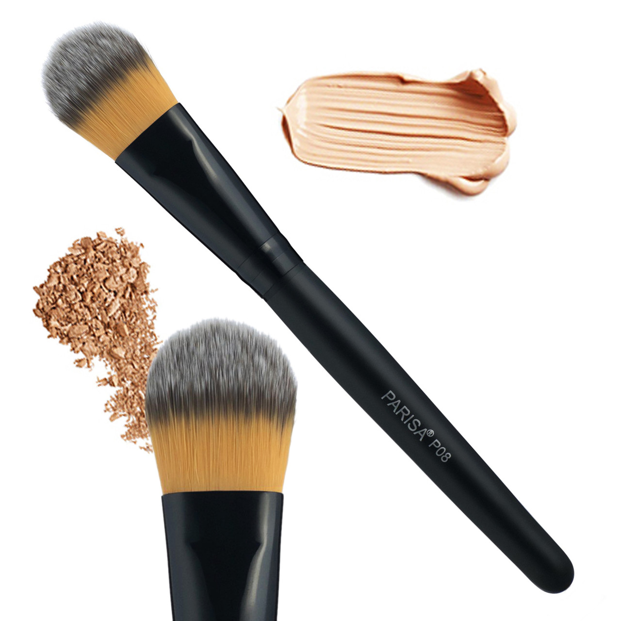 Кисть для нанесення тонального крему Parisa Р08, фото 1