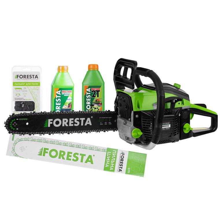 Бензопила ланцюгова Foresta FA-40S + Пиляльна шина + Ланцюг + 2 олії БЕЗКОШТОВНА ДОСТАВКА