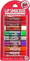 Набір 8 штук USA Американські Бальзами для губ — Coca Cola Fanta Sprite Lip Smackers Barq's — Кока Кола, Фанта